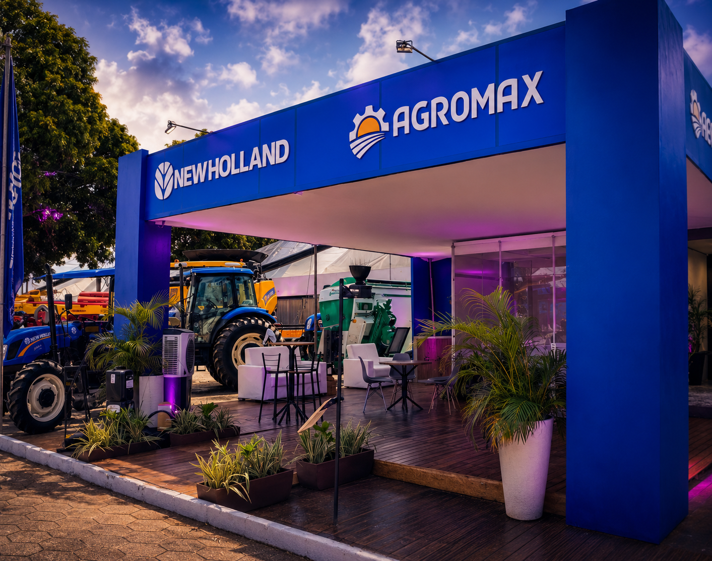 Estande produzido pela Jô Brasil
